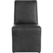 Cascata Marseille Black Leather Dining Chair